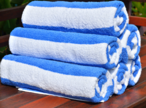 Pool towels linen hire Sea Breeze Services Victor Harbor